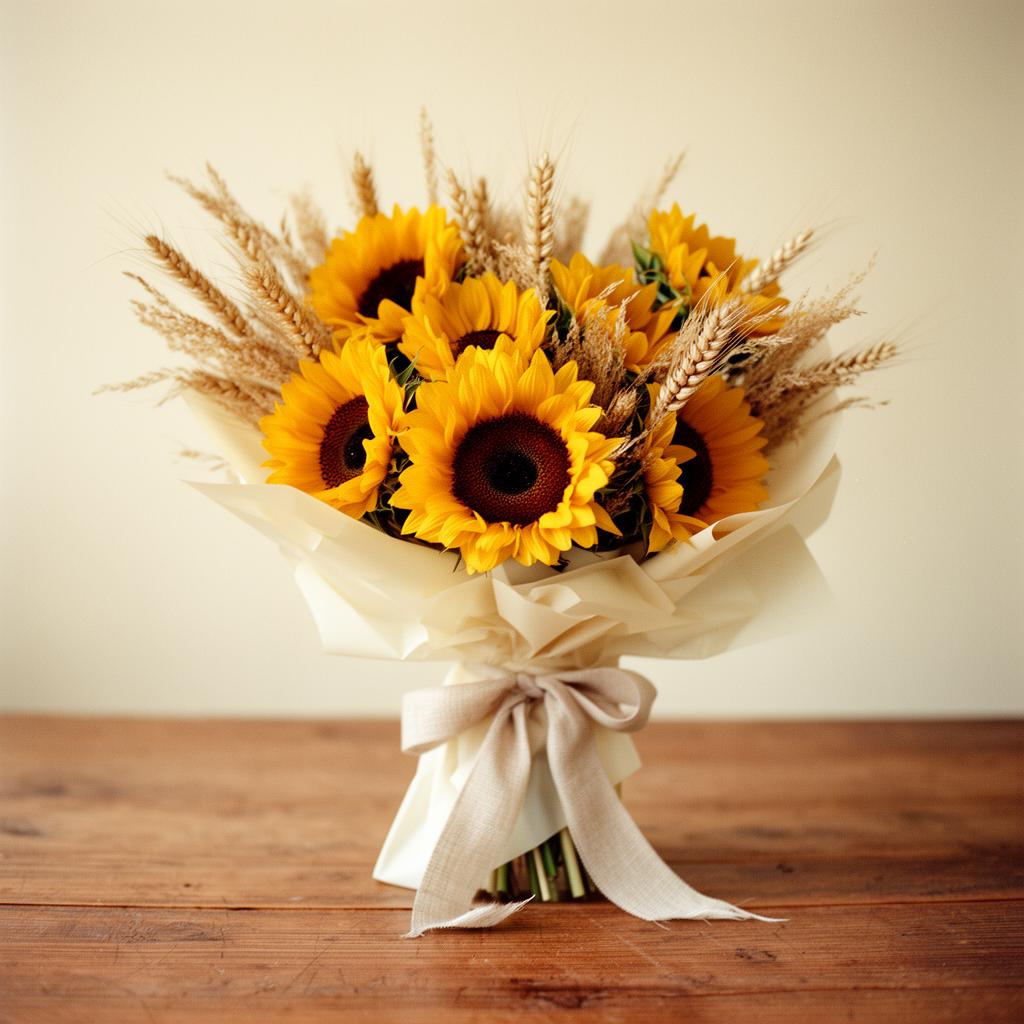 Sunlit Sunflowers